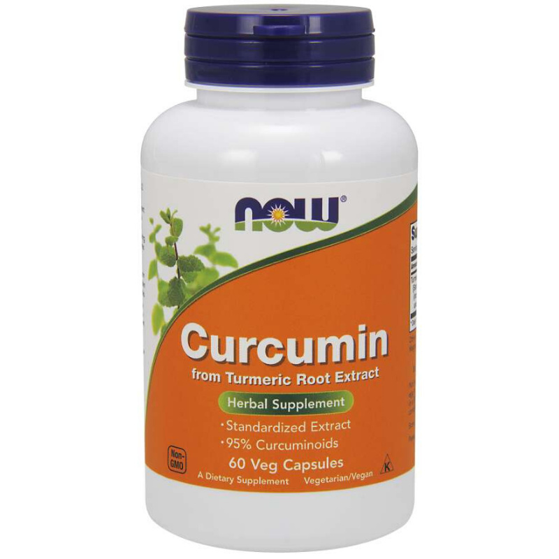 Now Foods Curcumin (Kurkumin) 665 mg 60 kapslí