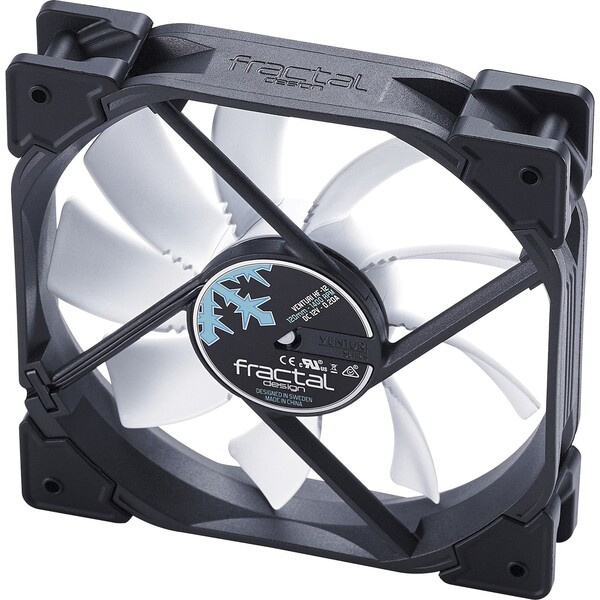 Fractal Design 120mm Venturi HF bílá (FD-FAN-VENT-HF12-WT) Černá/bílá