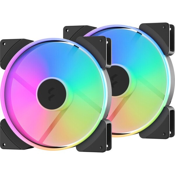 Fractal Design Prisma AL-18 ARGB PWM 2-Pack Černá