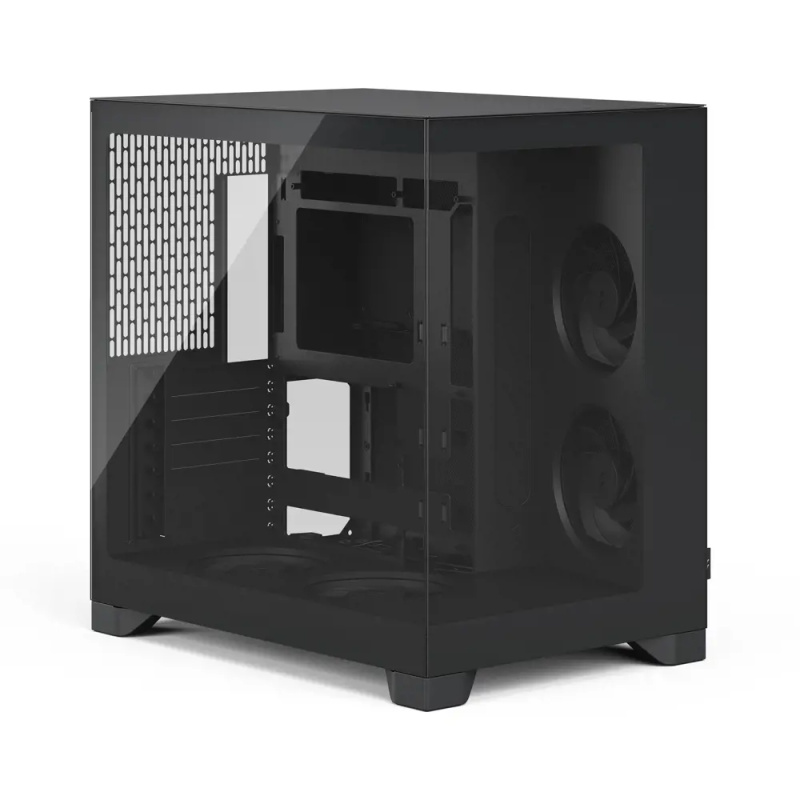 Fractal Pop 2 Vision/Midi Tower/Transpar./Černá