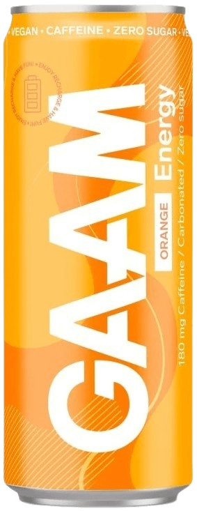 GAAM Energetický Nápoj 330 ml - pomeranč