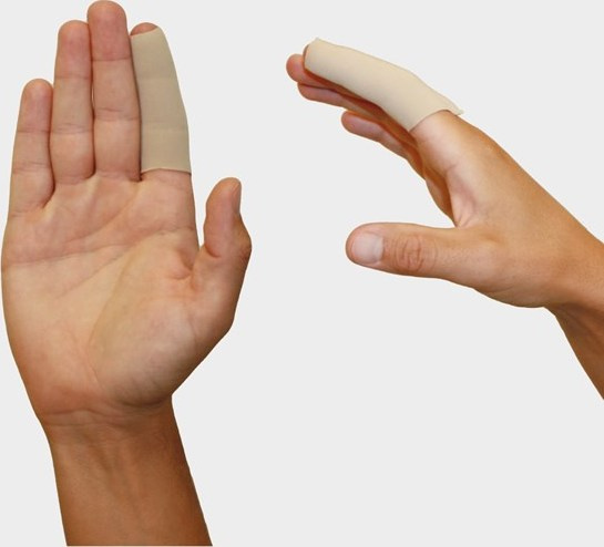 Ortopedické kompresní návleky na prst, lehká komprese 3 ks CATELL Finger light béžová béžová XS Varianta: béžová, L