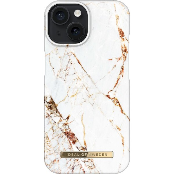 iDeal Of Sweden Fashion zadní kryt iPhone 15 Carrara Gold