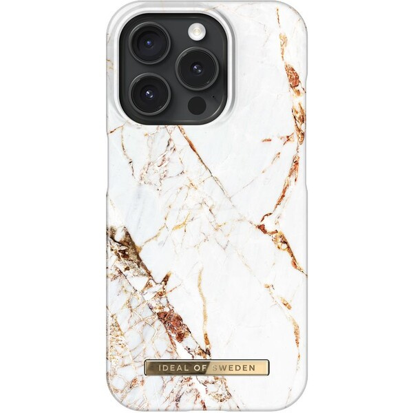 iDeal Of Sweden Fashion zadní kryt iPhone 15 Pro Carrara Gold