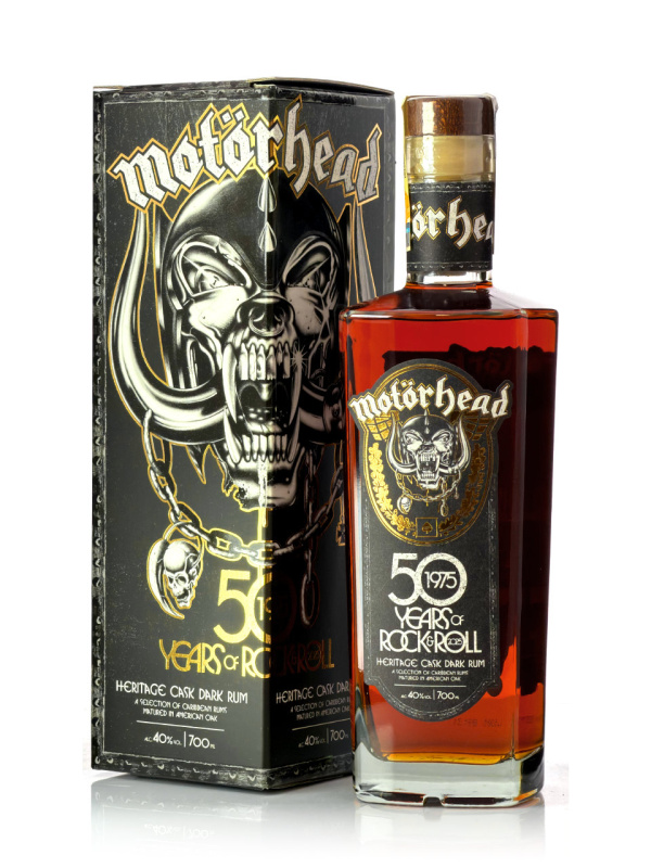 Motorhead Motörhead 50 Years of Rock & Roll Heritage Cask Dark Rum 40% 0,7l
