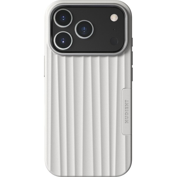 NUDIENT Bold Magsafe kryt iPhone 17 Pro/iPhone 18 Pro Chalk White