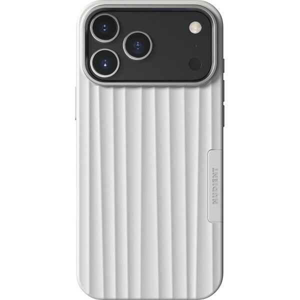 NUDIENT Bold Magsafe kryt iPhone 17 Pro Max/iPhone 18 Pro Max Chalk White