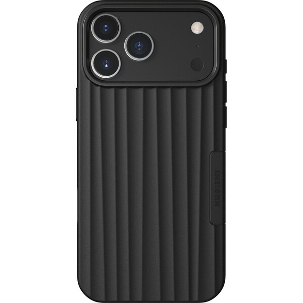 NUDIENT Bold Magsafe kryt iPhone 17 Pro Max/iPhone 18 Pro Max Charcoal Black