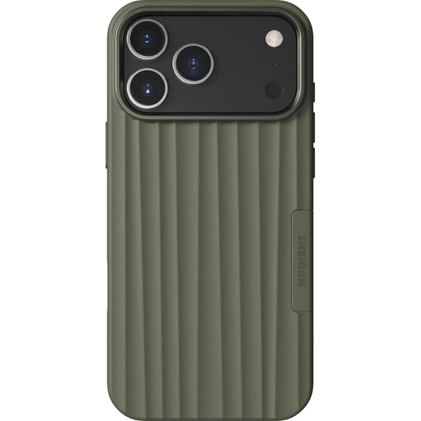 NUDIENT Bold Magsafe kryt iPhone 17 Pro Max/iPhone 18 Pro Max Olive Green