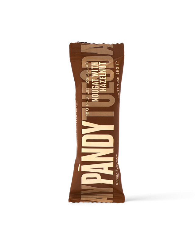 PANDY Proteinová tyčinka- nugát/lískový oříšek, 35g