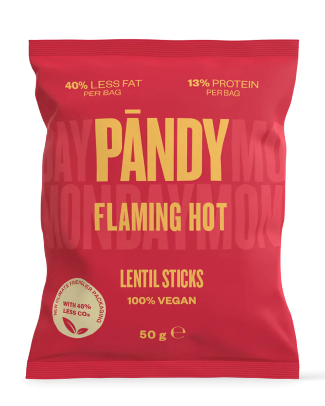 PANDY ČOČKOVÉ CHIPSY FLAMING HOT, 50g