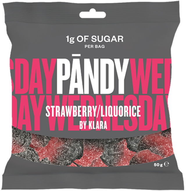 Pandy Candy 50 g - jahoda/lékořice
