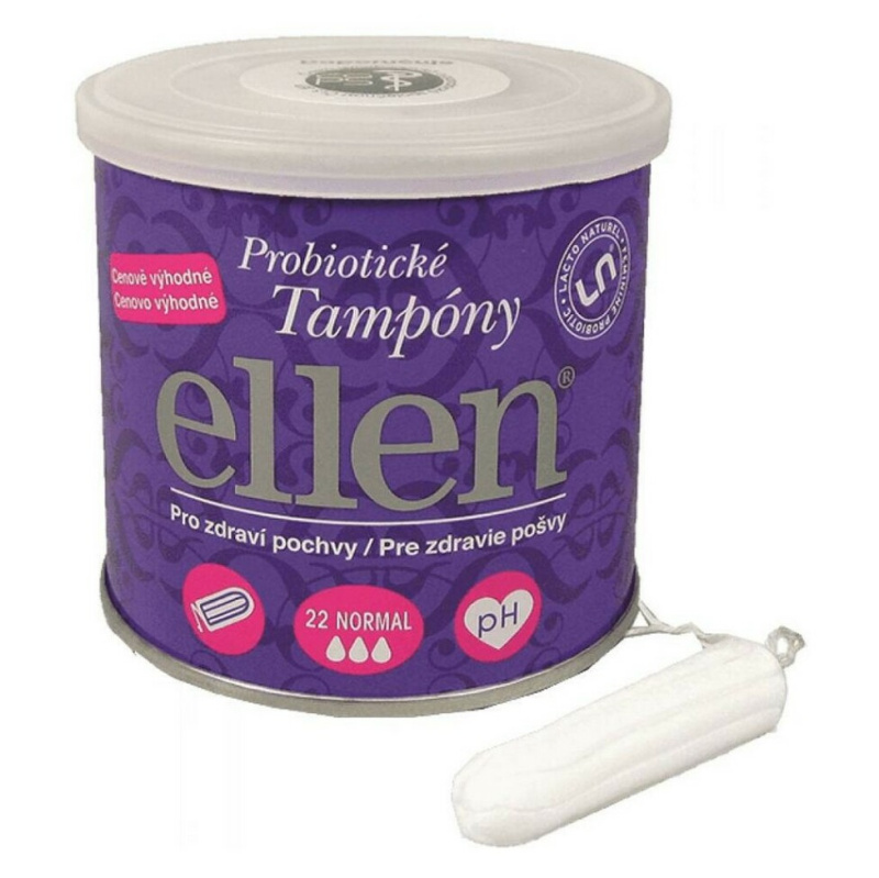 Probiotické tampóny ellen Normal 22ks