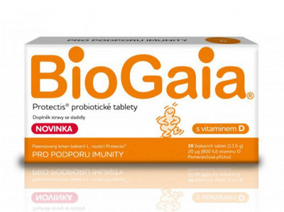 BioGaia Protectis s vit.D 30 žvýkacích tablet