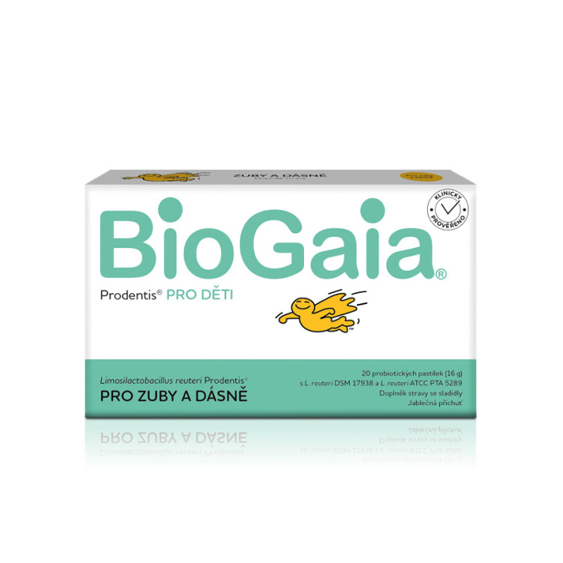 BIOGAIA® Prodentis® pro děti 20 pastilek