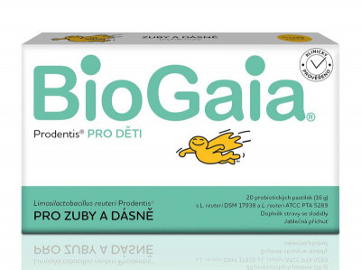 BIOGAIA® Prodentis® pro děti 20 pastilek