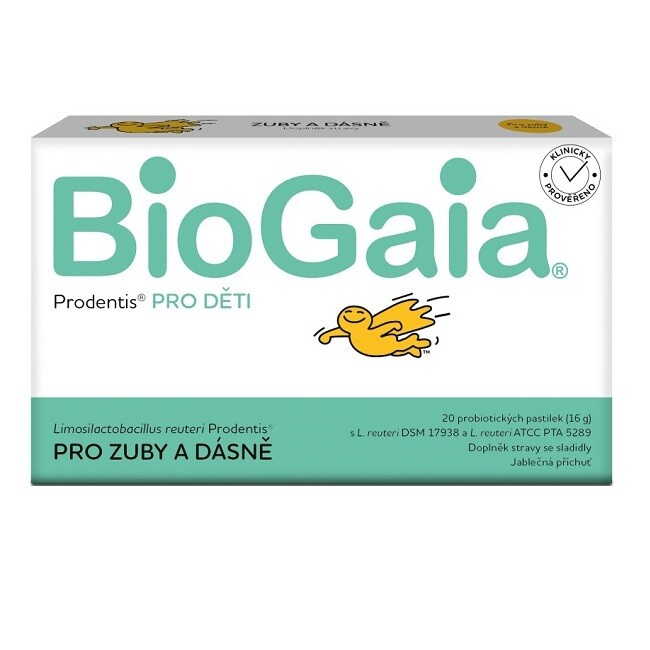 BIOGAIA® Prodentis® pro děti 20 pastilek