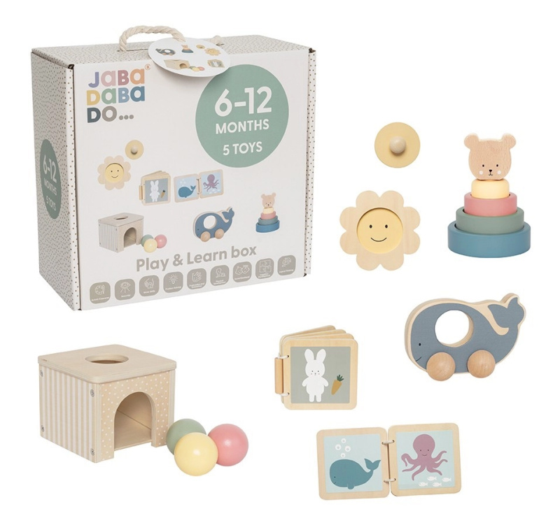 JaBaDaBaDo vzdělávací box hra a učení 6–12 m