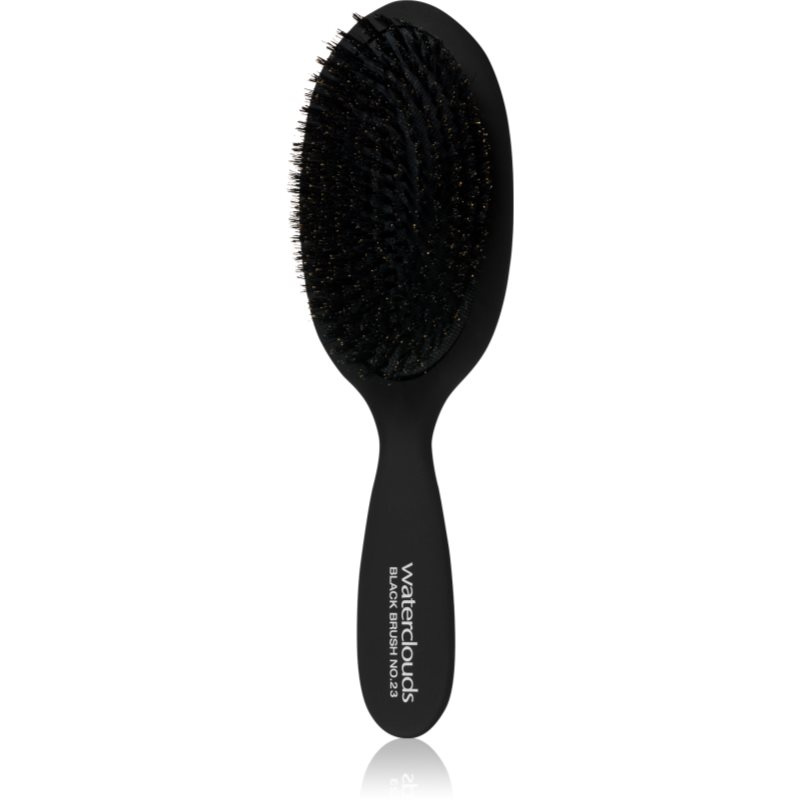 Waterclouds Black Brush Äkta Oval kartáč na vlasy 1 ks