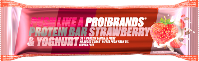 PROBRANDS Protein Bar- jahoda/jogurt, 45g