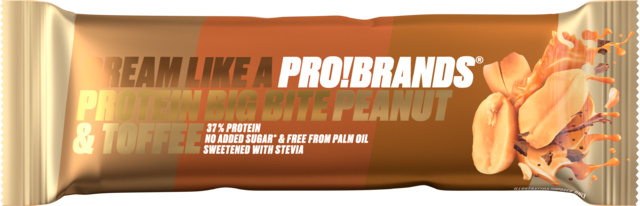 PROBRANDS PROTEIN BAR BIG BITE- karamelovo-arašídová, 45g