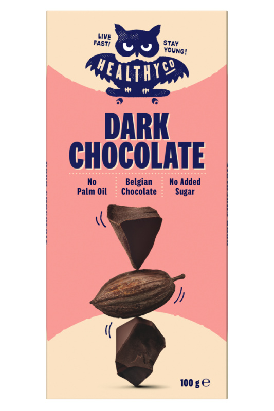 HealthyCo Hořká čokoláda, 100g