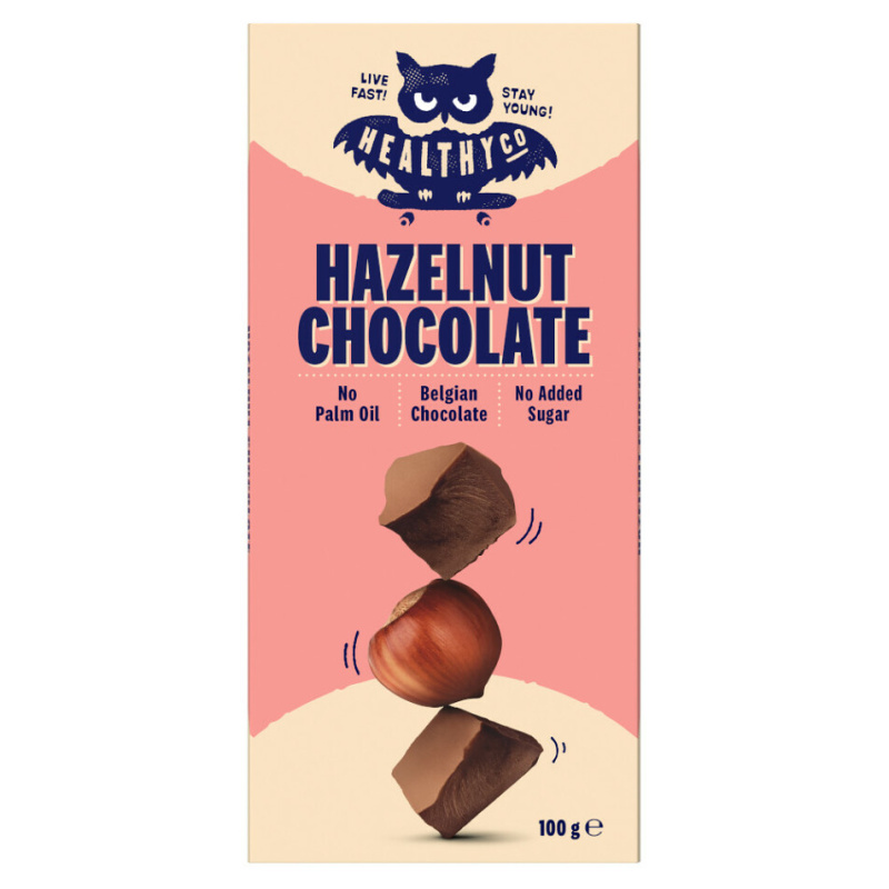 HealthyCo Oříšková čokoláda, 100g