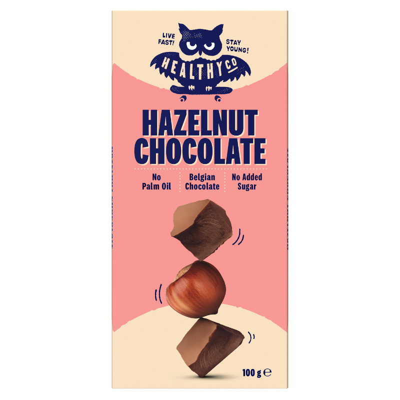 HealthyCo Oříšková čokoláda, 100g