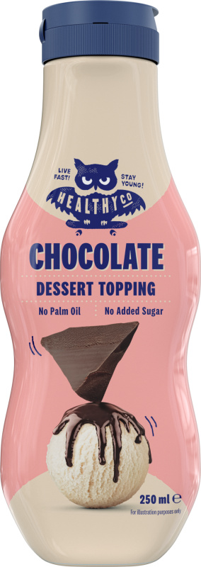 HealthyCo Dessert Topping - čokoláda, 250ml