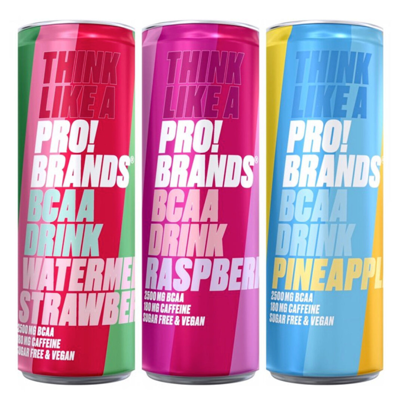 FCB AminoPRO (ProBrands BCAA Drink) 330 ml - malina