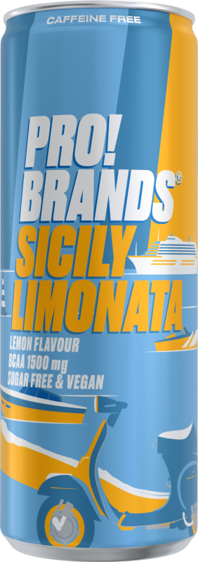 PROBRANDS BCAA Drink SICILY LIMONATA bez kofeinu-citron, 250ml