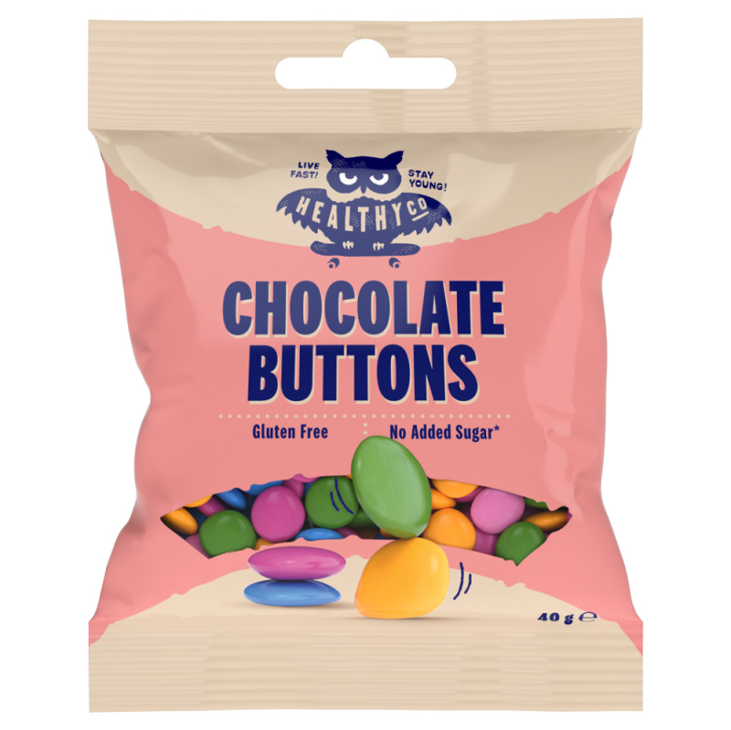 FCB  HealthyCo Chocolate Buttons 40 g