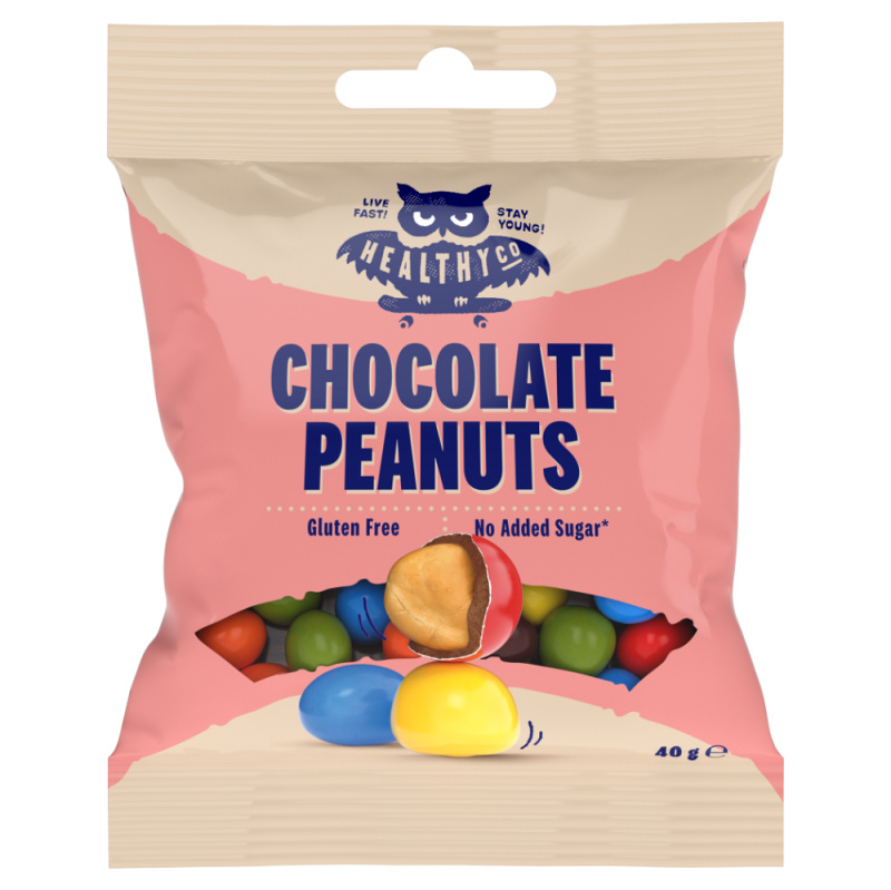 FCB  HealthyCo Chocolate Peanuts 40 g