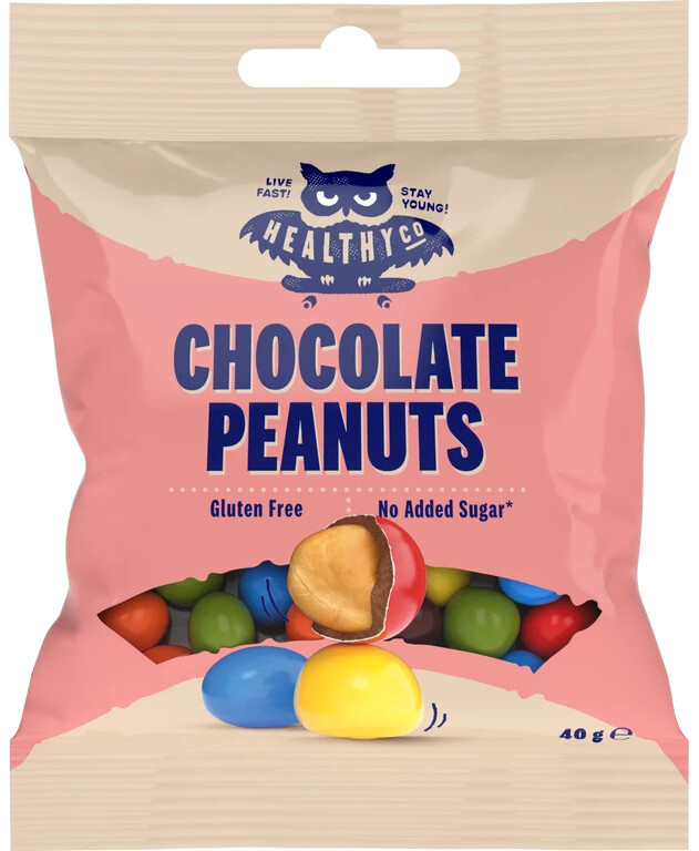 FCB  HealthyCo Chocolate Peanuts 40 g