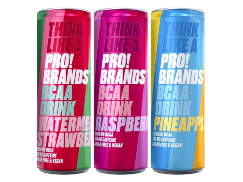 ProBrands BCAA Drink 330 ml Příchuť: Červený pomeranč