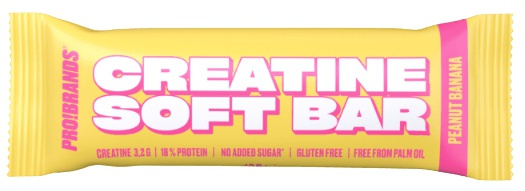 Pro!brands Creatine Soft Bar 40 g - Peanut Banana
