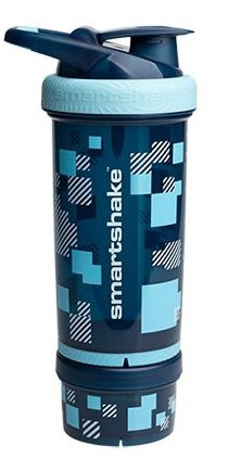 SmartShake Revive 750 ml s dávkovačem - pixel blue