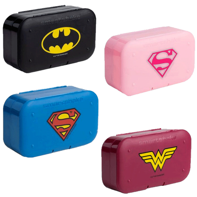 SmartShake Pill Box organizer DC 2 pack - Batman