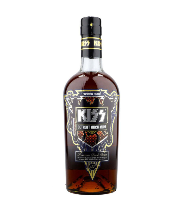 Kiss Detroit Rock Rum 45% 0,7l (holá lahev)