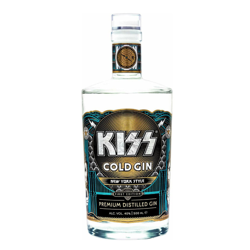 Kiss Cold Gin NY Style 40% 0,5l (holá lahev)