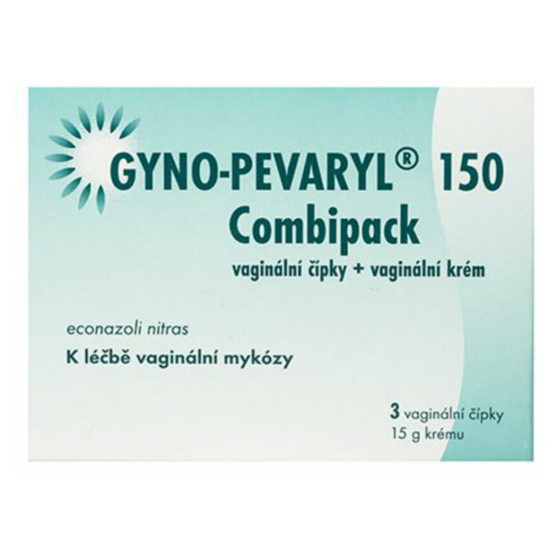 GYNO-PEVARYL COMBIPACK 150MG+10MG/G Krém + vaginální kulička 3+15G