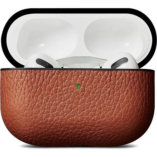 Woolnut kožené pouzdro pro AirPods Pro 1. generace hnědé