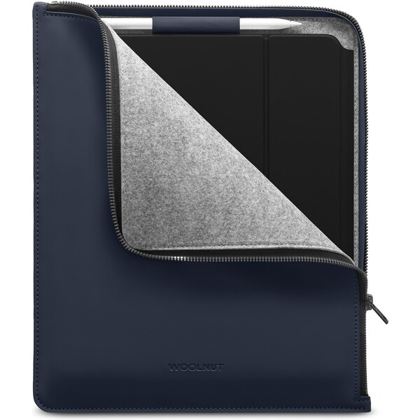 Woolnut Coated PU Folio pouzdro pro 12,9"/13" iPad Pro, 13" iPad Air tmavě modré