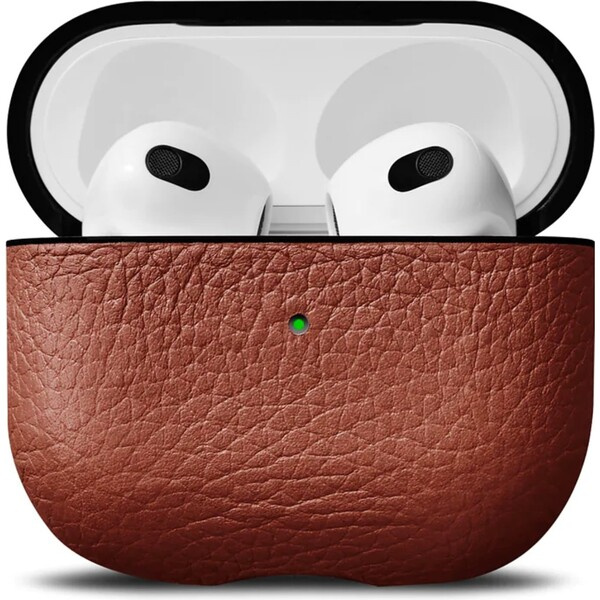 Woolnut kožené pouzdro pro AirPods 3. generace hnědé