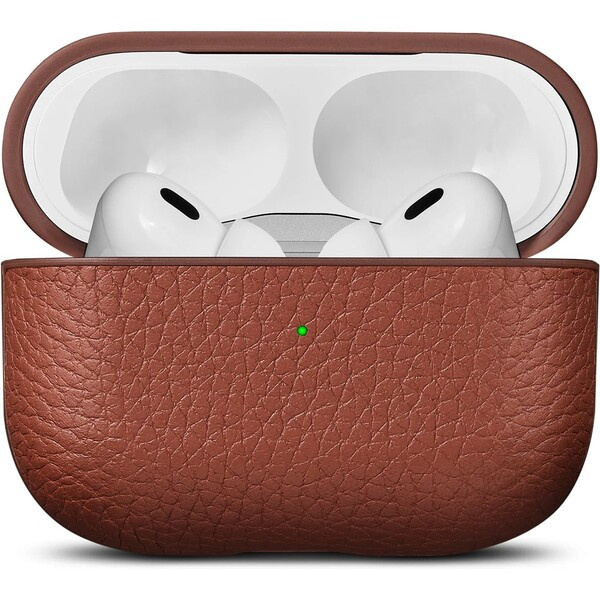 Woolnut kožené pouzdro pro AirPods Pro 2. generace hnědé