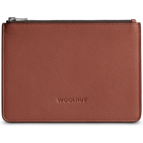 Woolnut Leather Pouch (Flat) kožené pouzdro hnědé
