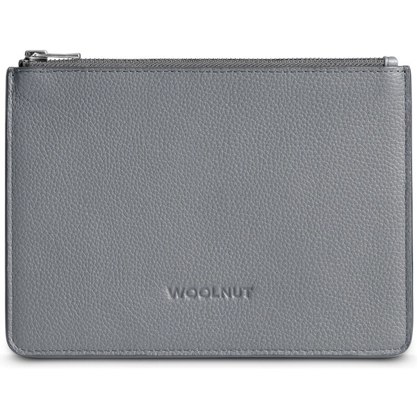Woolnut Leather Pouch (Flat) kožené pouzdro šedé