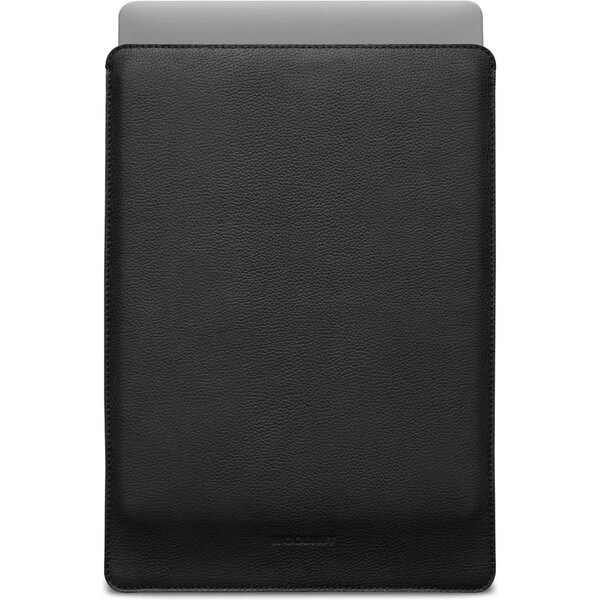 Woolnut kožené Sleeve pouzdro pro 15" MacBook Air černé