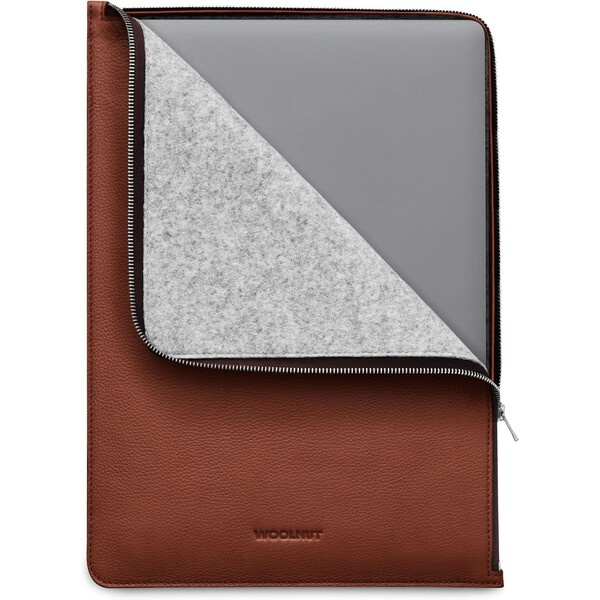 Woolnut kožené Folio pouzdro pro 15" MacBook Air hnědé