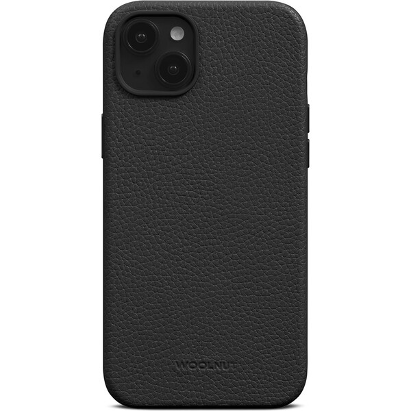 Woolnut MagSafe kožený kryt pro iPhone 15 Plus černý